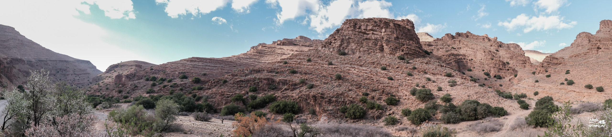 Panorama en arrivant à Ait Mansour