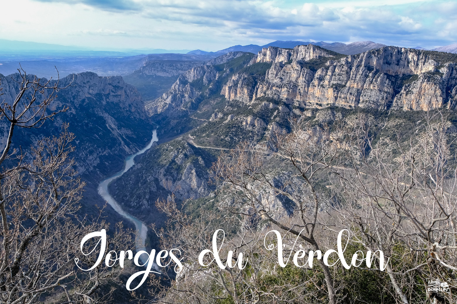 Magnifique vue sur les Gorges du verdon