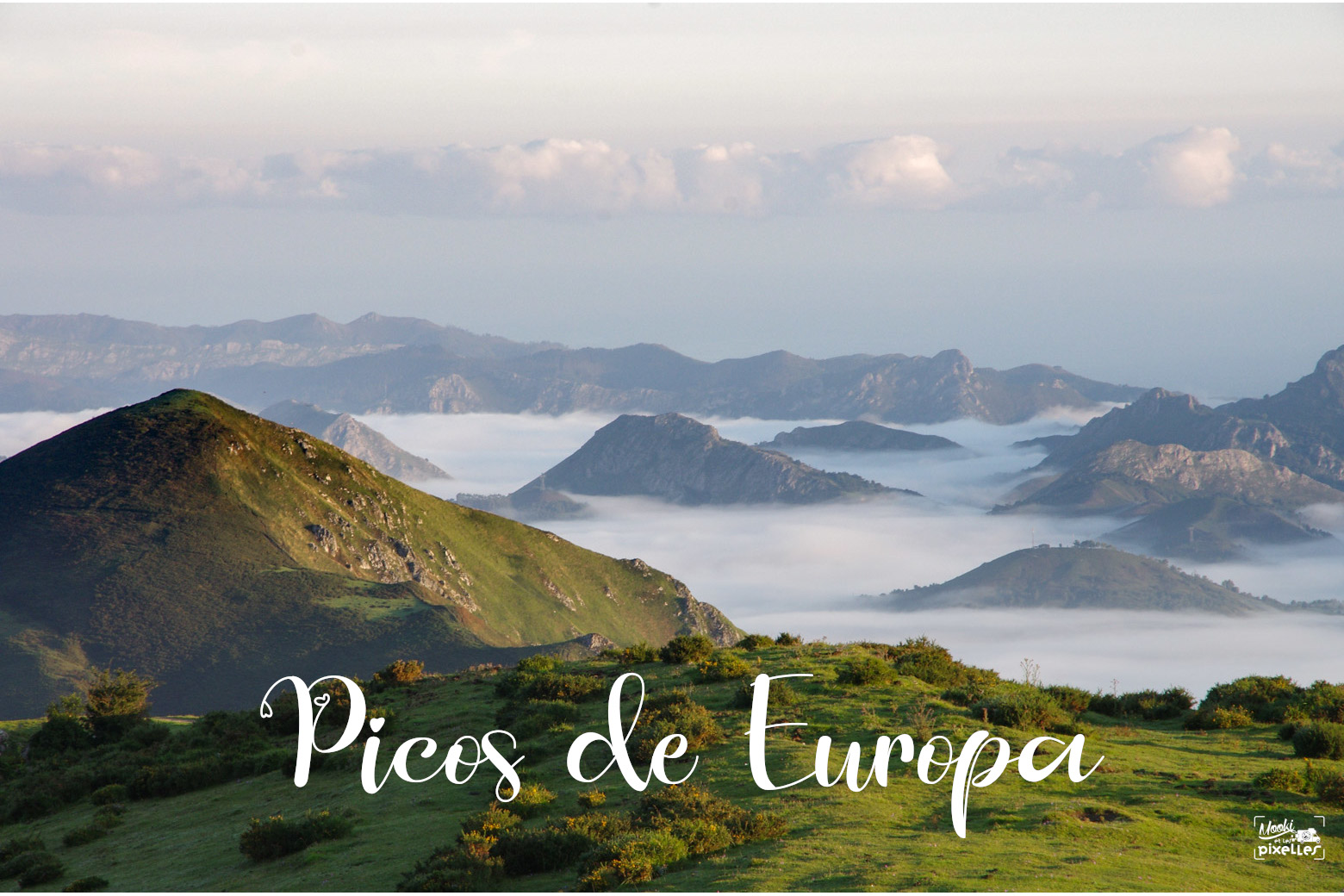 Mer de nuage sur les Picos de Europa en Espagne
